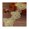 IDONGCAI Cinta de lentejuelas con borde de encaje dorado_1