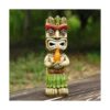 MIBUNG Estatua de jardín solar Tiki estatua de resina_4