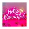 Hello Beautiful Neon Sign for Wall Decor Girls Room_3