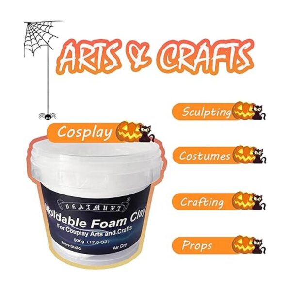 Arcilla de espuma para cosplay moldeable secado al aire