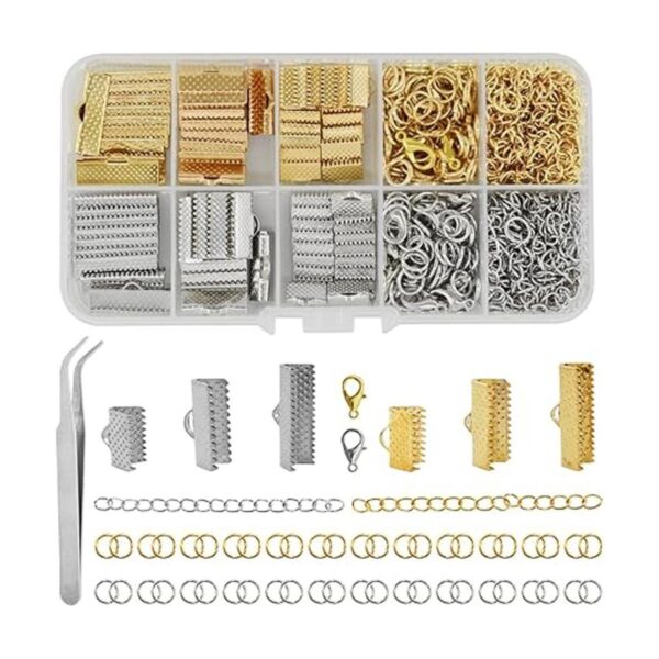 Kit de pulsera de cinta de 373 piezas para hacer joyas con