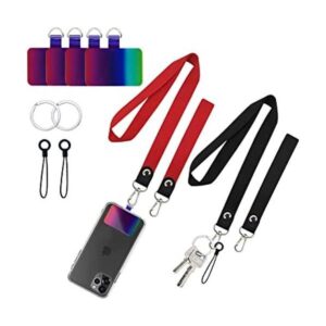 Cordón para teléfono 4 almohadillas coloridas 2 correas_1