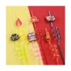 24 pajitas para fiestas de camiones de bomberos para