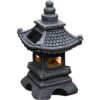 Gardenfans Farol solar LED de pagoda para jardín estatua_1
