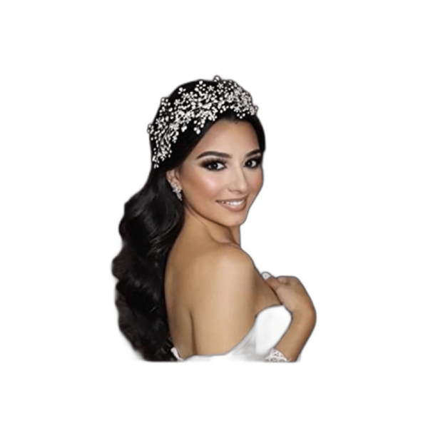 LOVFOIVER Diadema de boda para novia accesorios para el_1