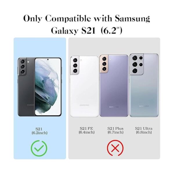 PELEPUES Funda a prueba de golpes para Samsung Galaxy S21_2