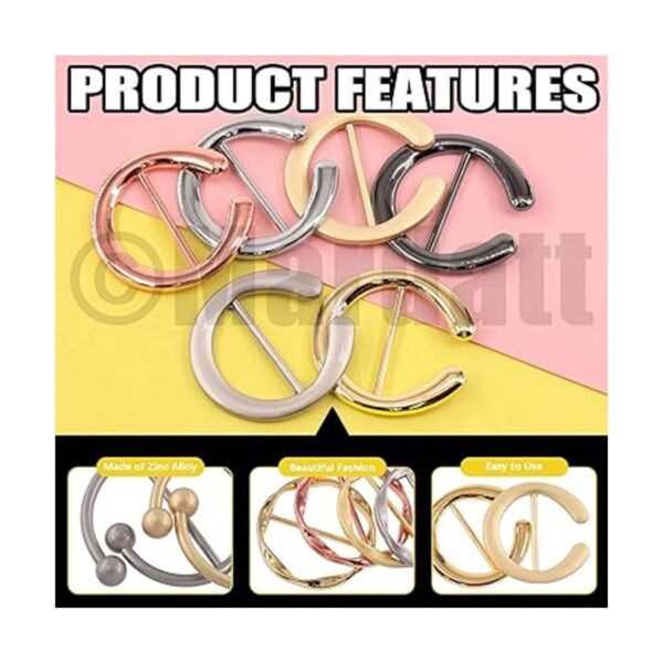 Mardatt 18 estilos de 6 colores de metal para bufanda_3