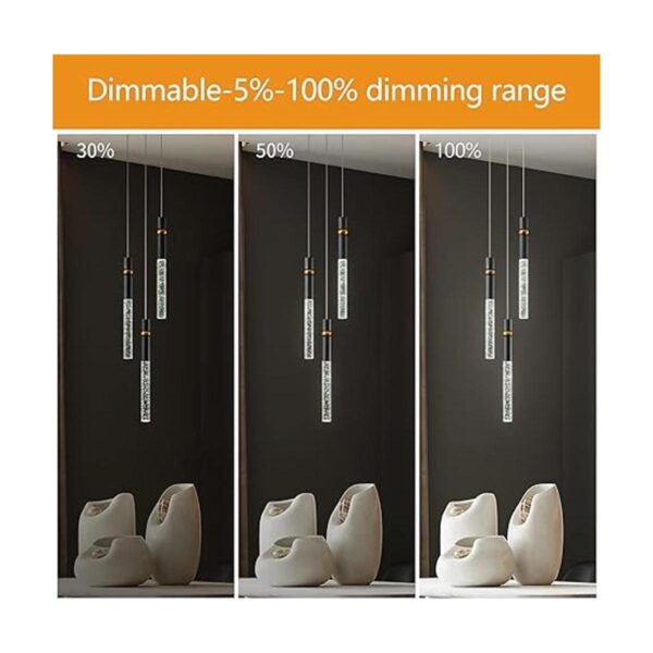 LMQNINE Lámparas de cocina de techo regulable LED moderna_2
