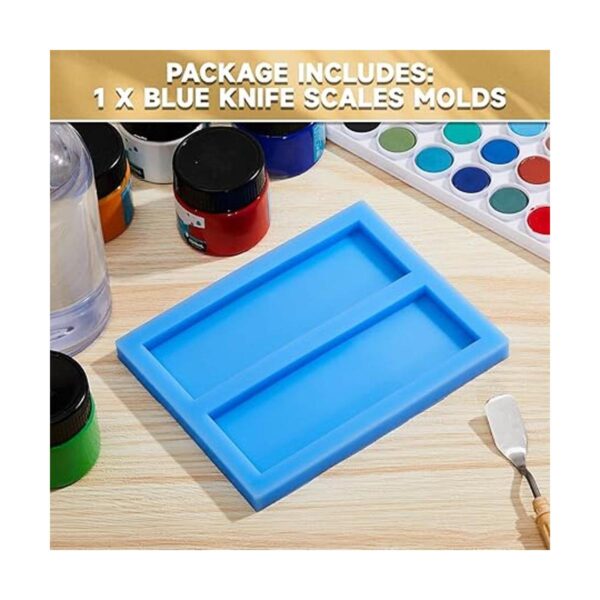 Molde de silicona de doble cavidad para cuchillos de