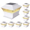 Involux Luces solares para poste de poste 25 lúmenes de_1
