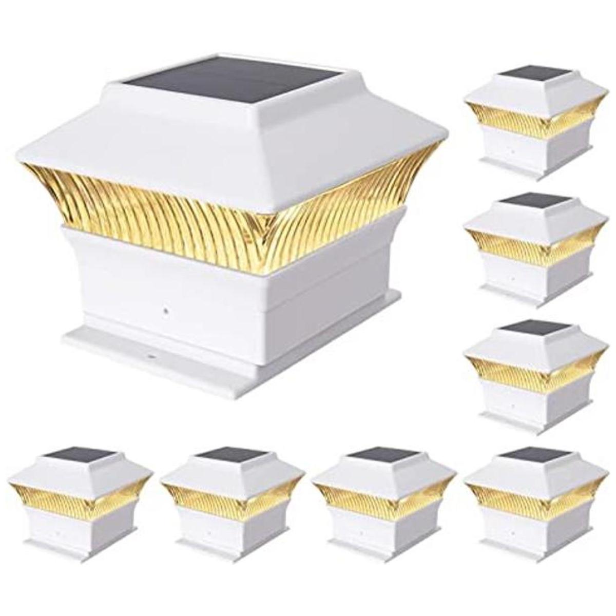 Involux Luces solares para poste de poste 25 lúmenes de