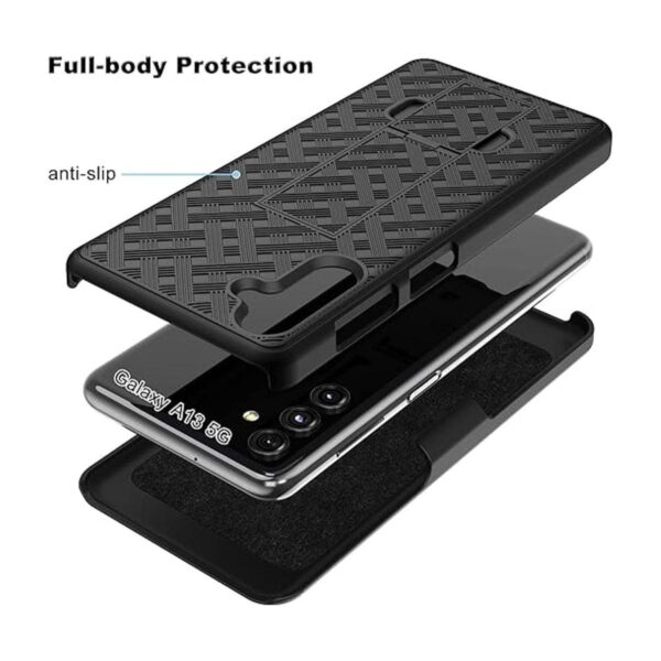 Tiflook Funda para Galaxy A13 5G con soporte y clip para_2