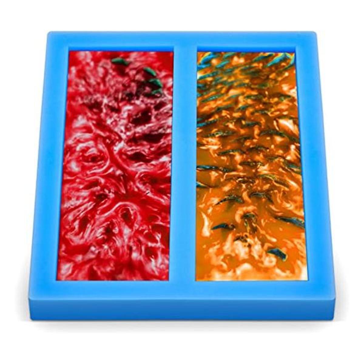 Molde de silicona de doble cavidad para cuchillos de