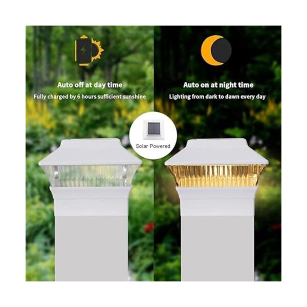 Involux Luces solares para poste de poste 25 lúmenes de_3