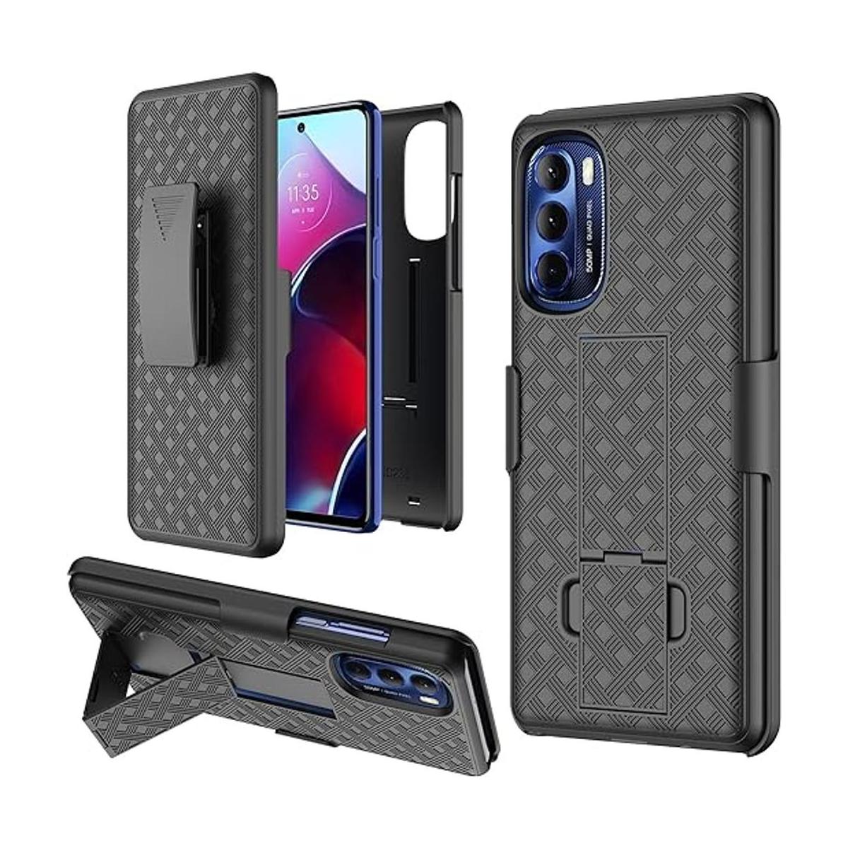 Tiflook Funda para Galaxy A13 5G con soporte y clip para