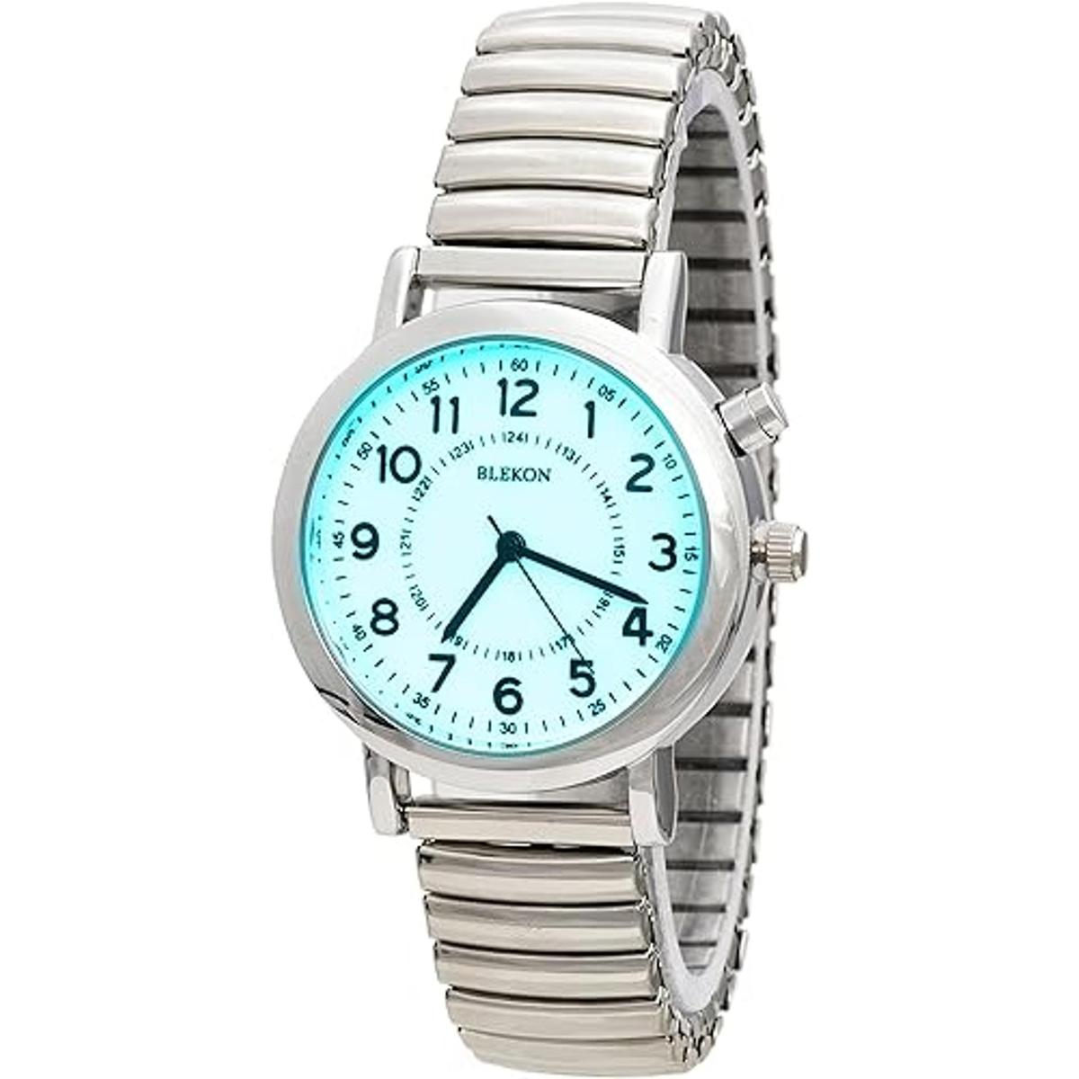 Blekon Reloj de esfera iluminada original para mujer caja