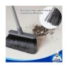 MR.SIGA Broom and Dustpan Set with Long Handle Upright