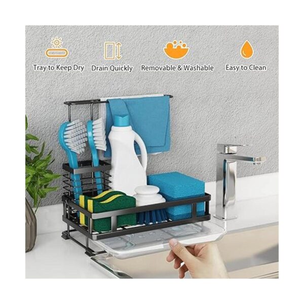 Godboat Sponge Holder for Kitchen Sink Dish Sponge Holder_2