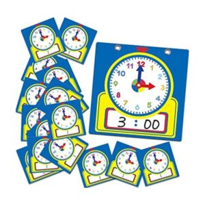Junkin Kit de reloj de enseñanza de 25 piezas relojes de_1