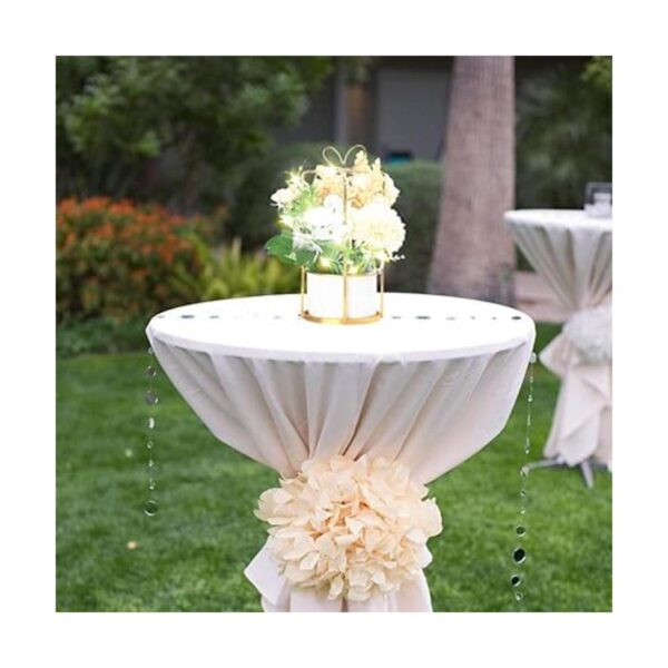 Juego de 2 flores artificiales LED en maceta flores