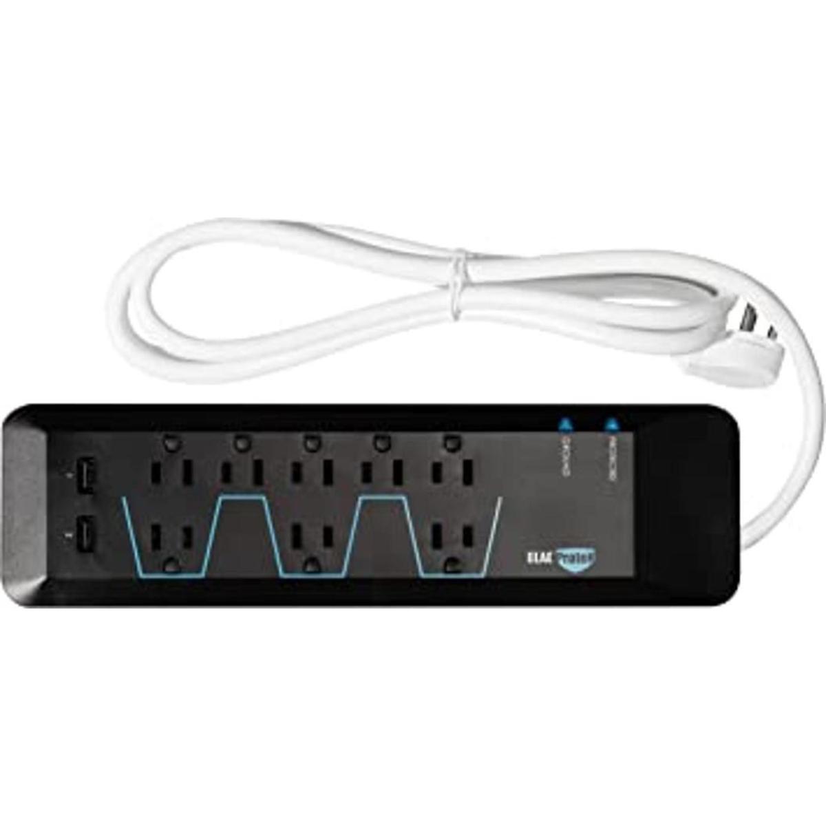 ELAC Protek 8 tomacorrientes protector de sobretensión