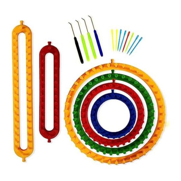 Olikraft Kit de herramientas de telar de tejer juego de