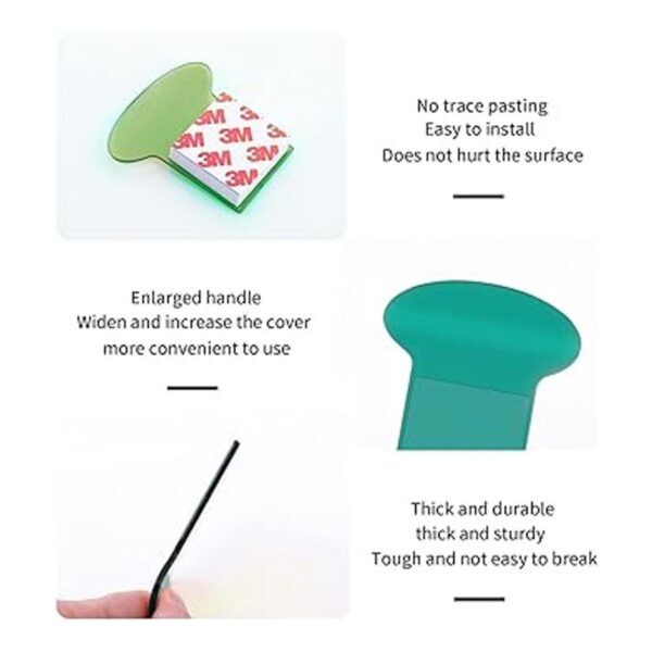 3 piezas de cubierta de inodoro para asiento de asiento