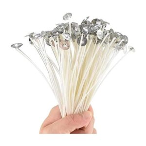 HAHIYO 100 mechas de algodón natural sin humo para velas