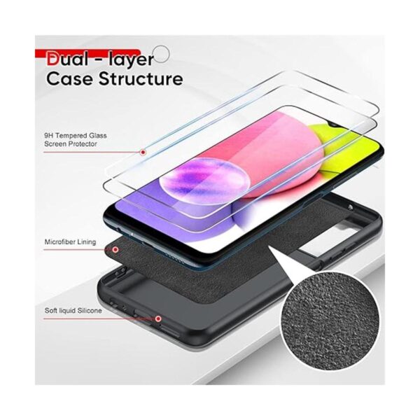LeYi Funda para Galaxy A03S funda para Samsung A03S 6.5_3