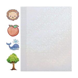 Papel adhesivo holográfico 24 hojas de laminación