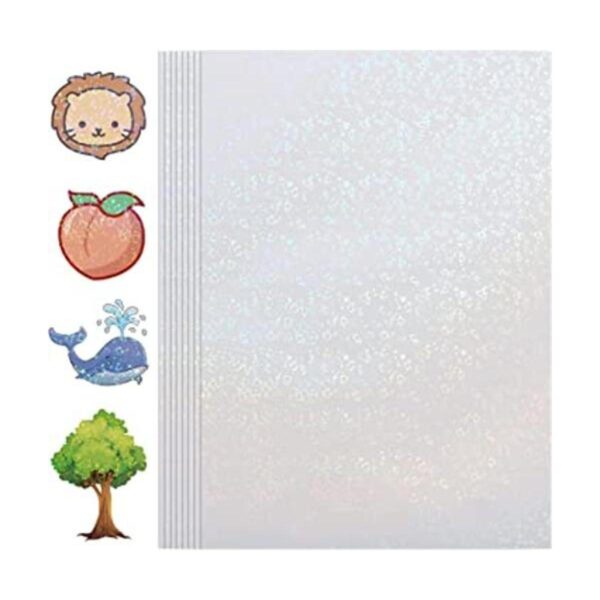 Papel adhesivo holográfico 24 hojas de laminación