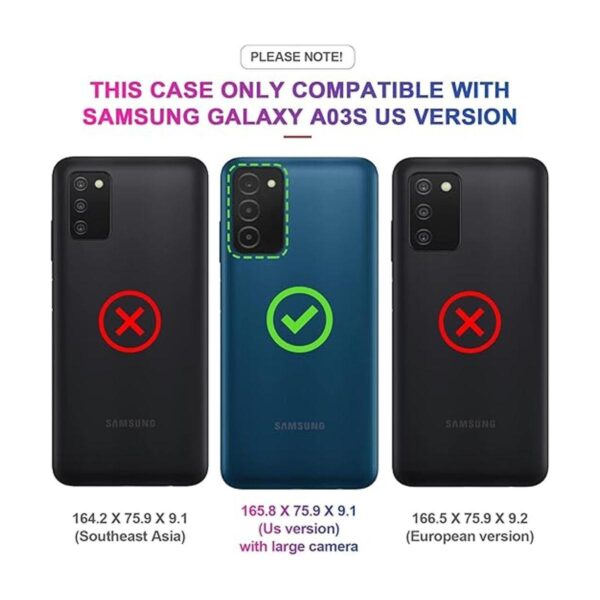 LeYi Funda para Galaxy A03S funda para Samsung A03S 6.5_2