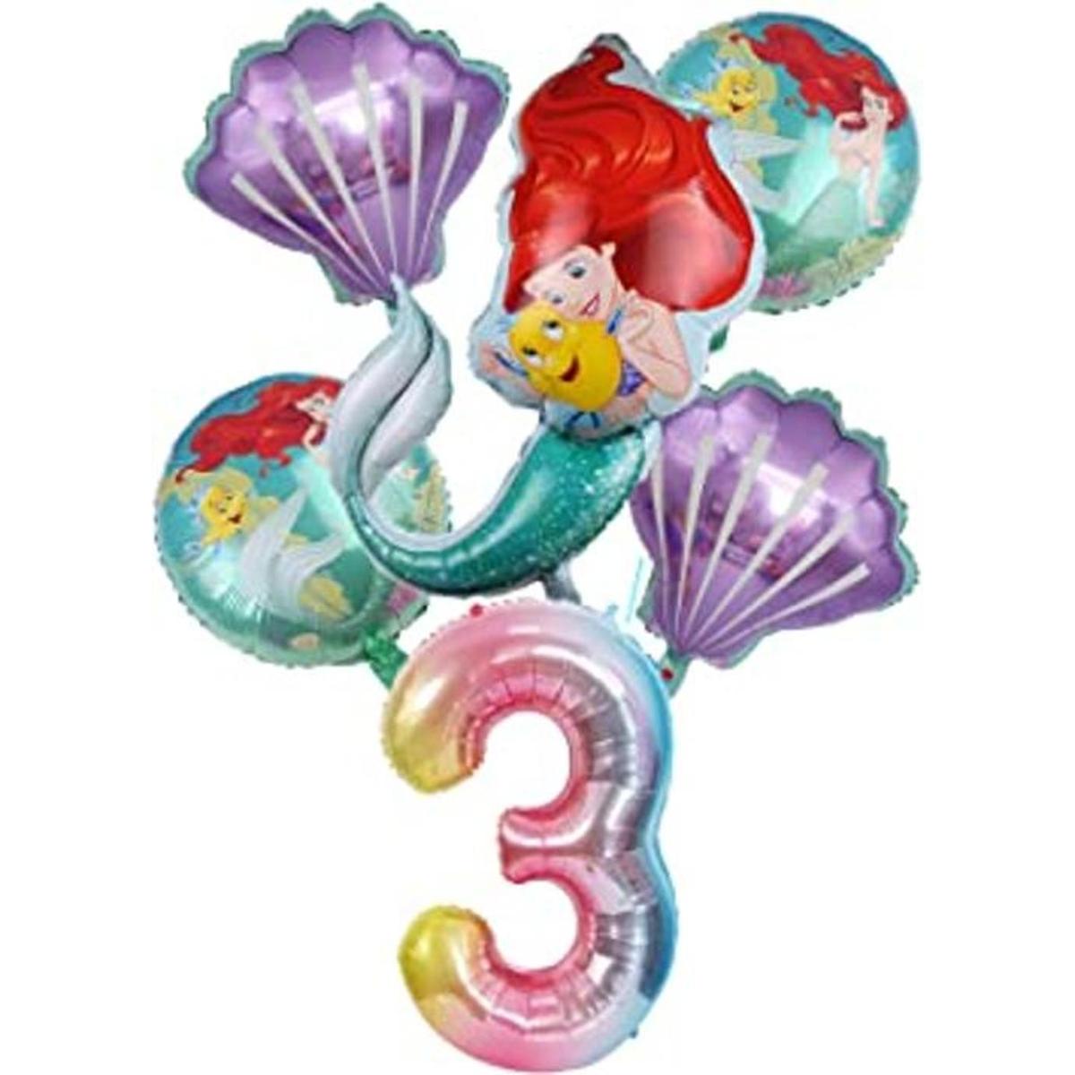 ALLPICK Globos de sirena para fiestas decoración de ramo