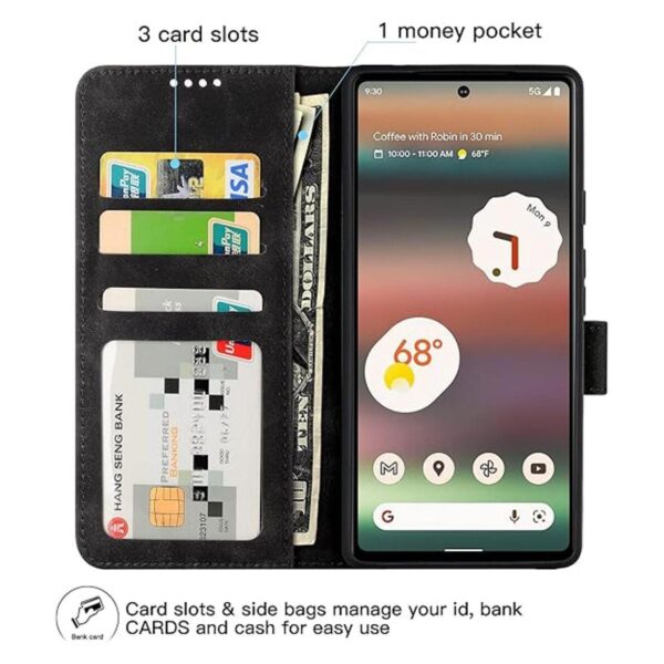Eastcoo Funda tipo cartera con tapa para Google Pixel 6a_3