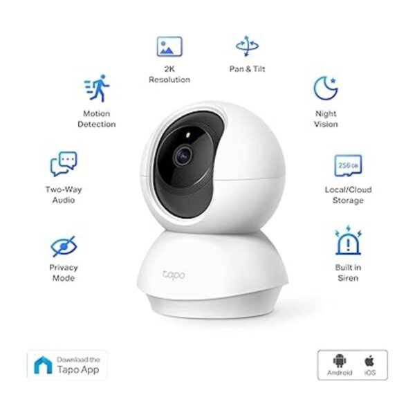 TPLink Tapo Cámara de seguridad de inclinación panorámica_2