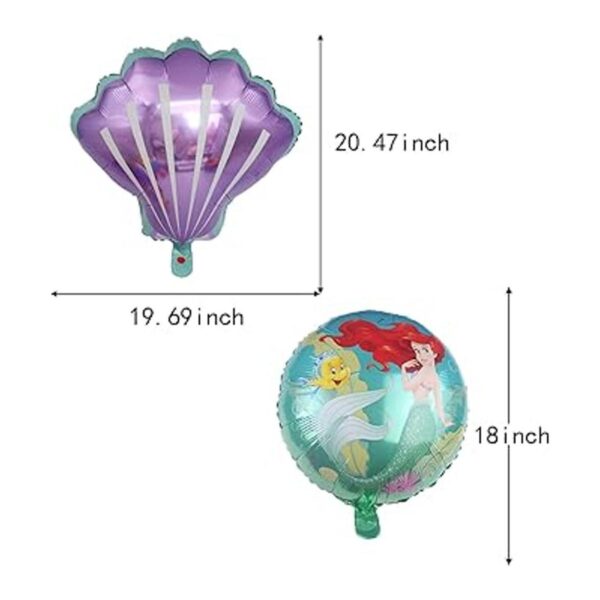 ALLPICK Globos de sirena para fiestas decoración de ramo_2