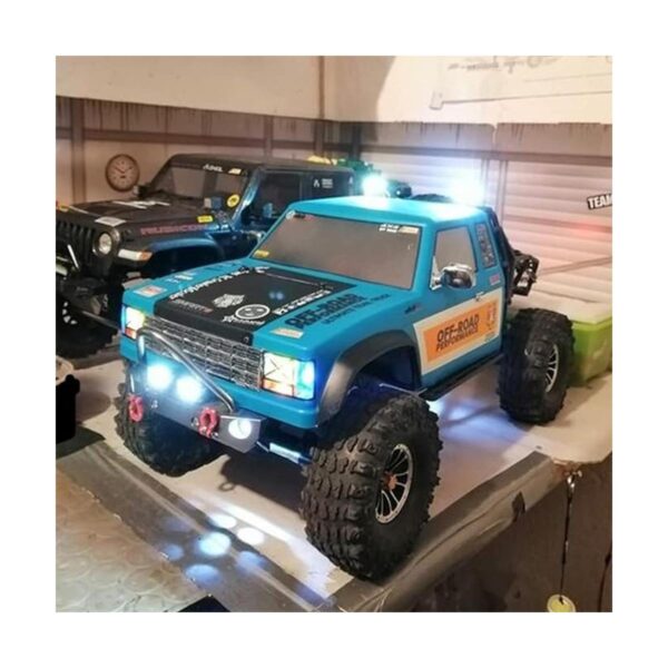 INJORA Luces de oruga RC para faros delanteros LED Axial
