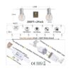 Cadena de luces LED G40 para exteriores de 200 pies color_3