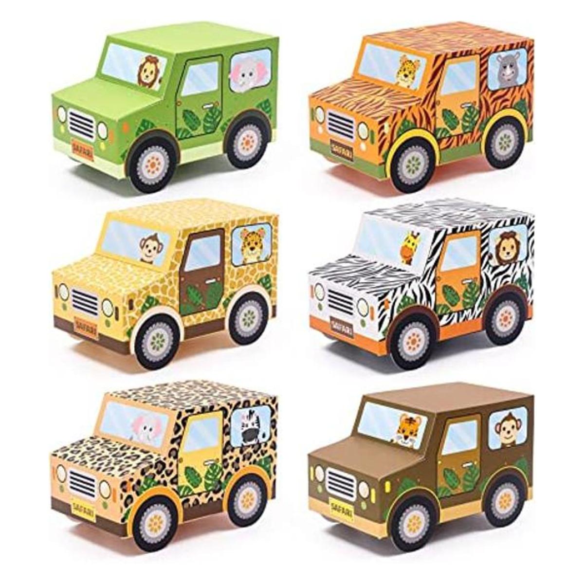 Cajas de recuerdos de fiesta de la selva decoraciones de