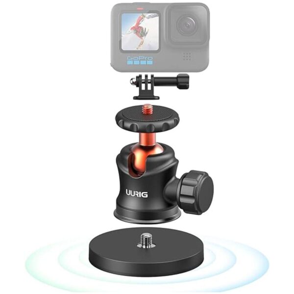 UURIG GoPro Accessories Juego de soporte magnético para_1