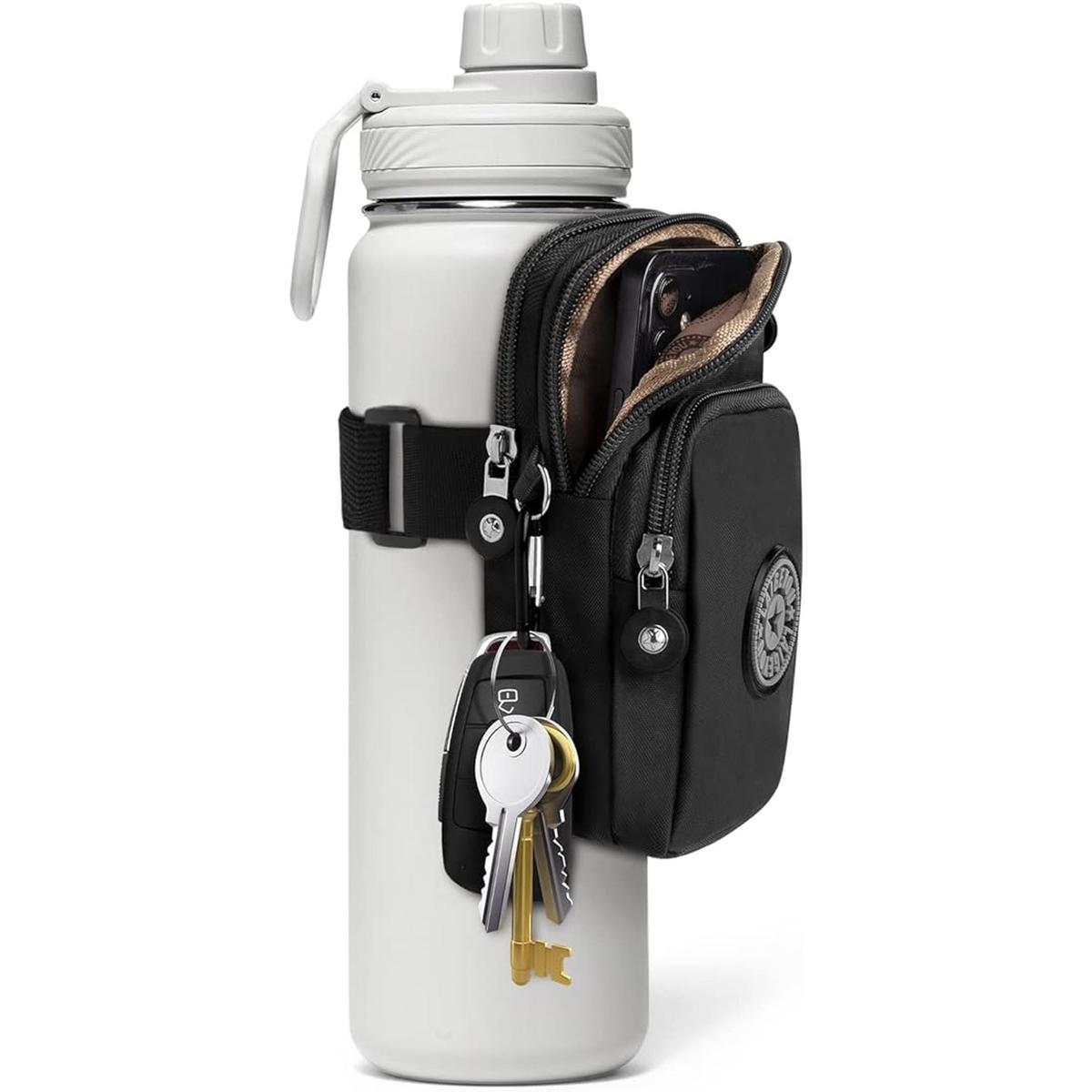Bolsa para botella de agua de gimnasio con soporte para