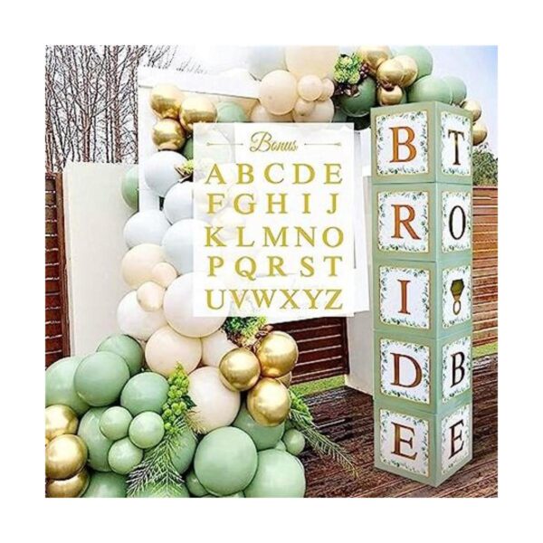 101 cajas de globos para decoración de despedida de