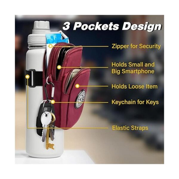 Bolsa para botella de agua de gimnasio con soporte para_2