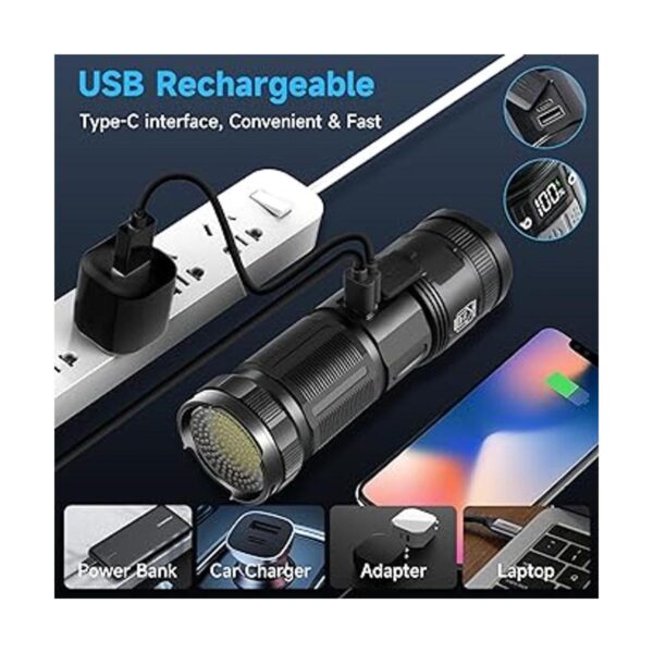 Rechargeable Flashlights High Lumens 120000 Lumens Super_2