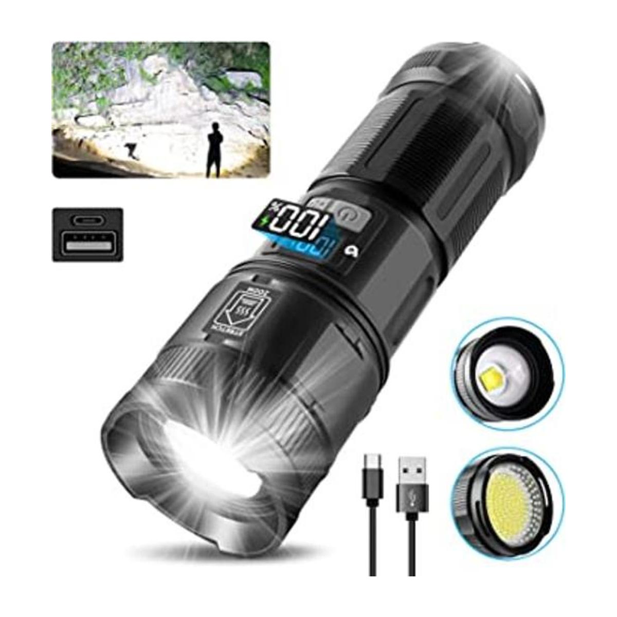 Rechargeable Flashlights High Lumens 120000 Lumens Super