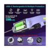 SEVENKA 2 faros delanteros recargables luz LED brillante_4
