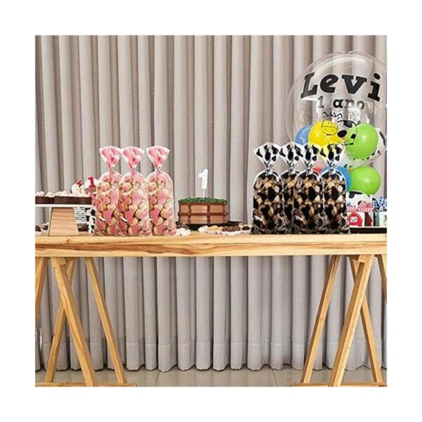 100 bolsas de regalo con estampado de vaca bolsas de_6