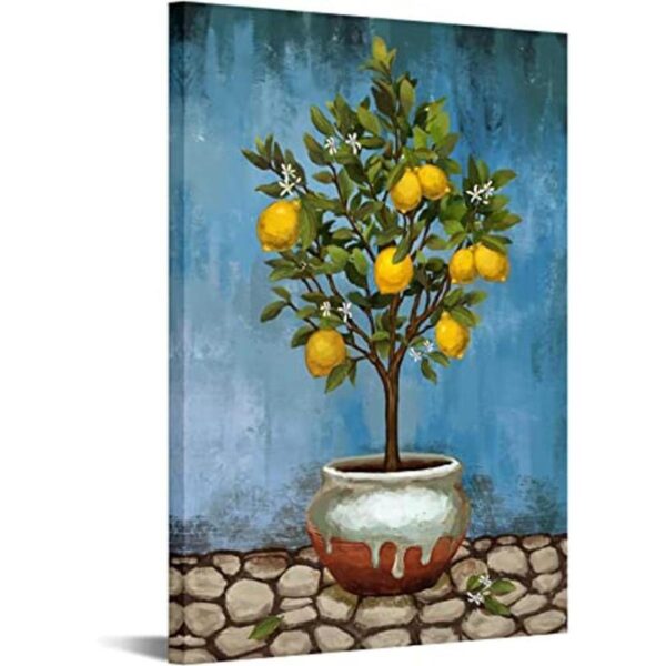sechars Decoración de pared de limón estilo vintage_1