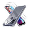 KIOMY Motorola Moto G Pure 2021 Funda transparente con 2_1