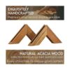 Tapeera Soporte de pared triangular de madera para discos